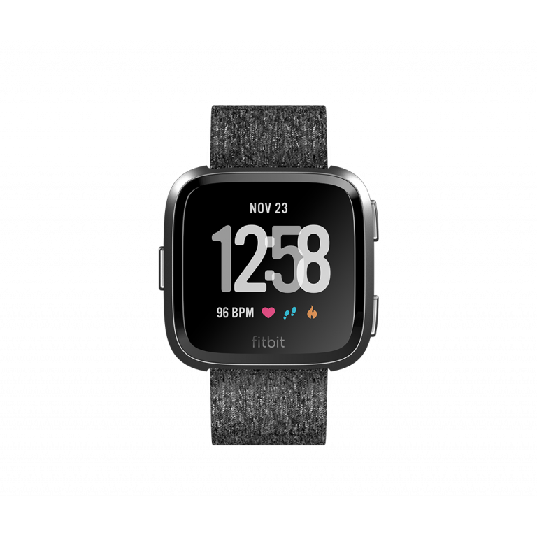 charcoal woven fitbit